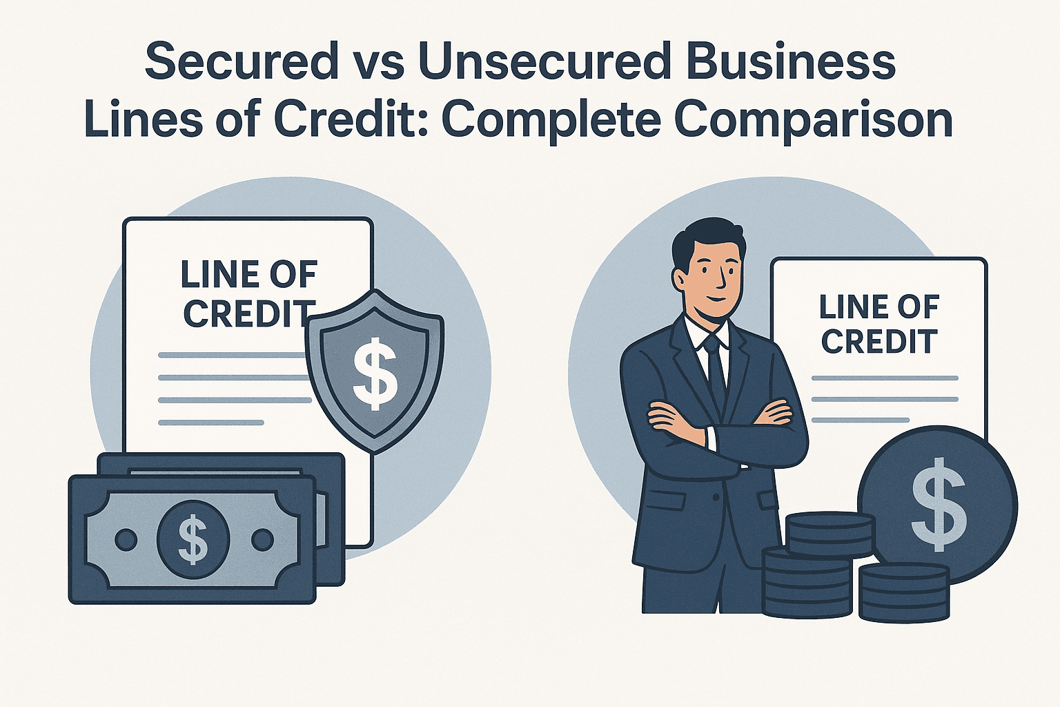 Secured vs Unsecured Business Lines of Credit: Complete Comparison - Featured image