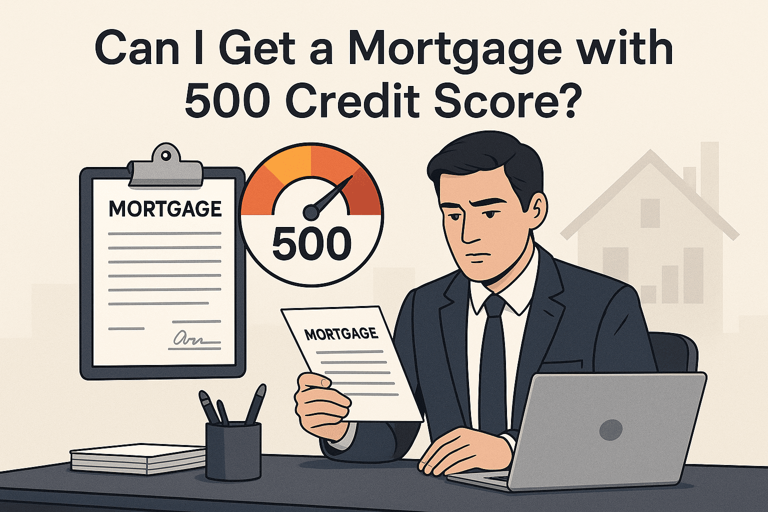 Can I Get a Mortgage with 500 Credit Score? - Featured image