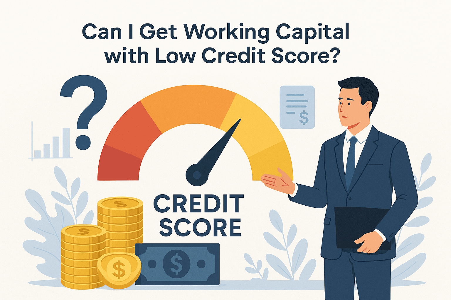Can I Get Working Capital with Low Credit Score? - Featured image