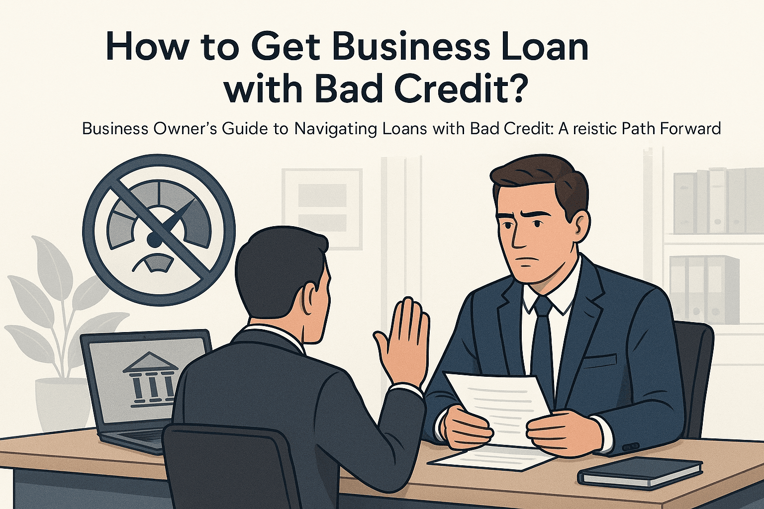How to Get Business Loan with Bad Credit? - Featured image